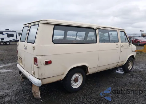1976 Chevrolet Van z USA, uszkodzony, nr VIN CGL366U220696